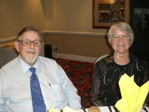 Cardinal and Lady Dutton on their fiftieth wedding anniversary