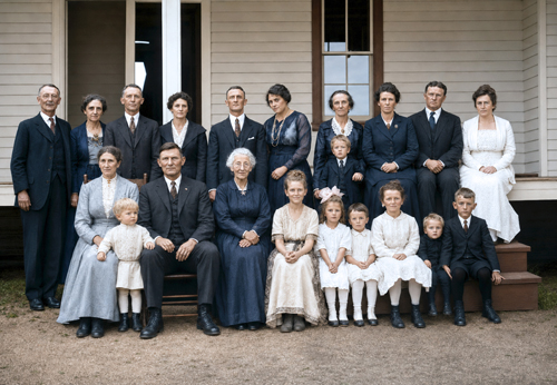 Extended family of the principal line in 1919