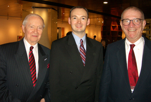 Pope Radislav with John Endicott and Ambassador Kelly