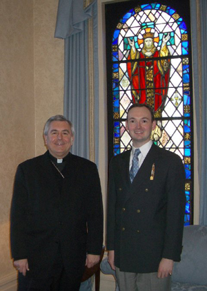Pope Radislav with the Bishop of Lexington