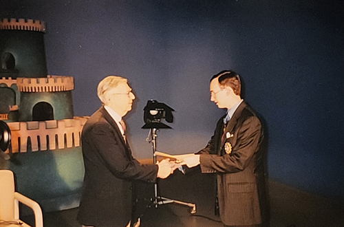 Pope Radislav with Fred Rogers