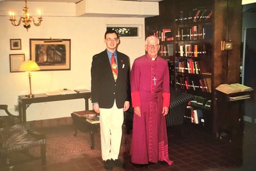 Pope Radislav with Bishop James Pollard Clark