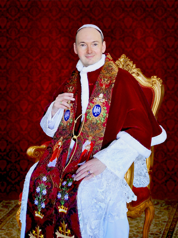 Pope Radislav I in choir dress