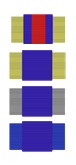 Lapel ribbons of the Order
