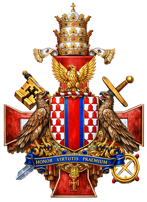 Armorial emblem of the Orders of Christ and the Eagle