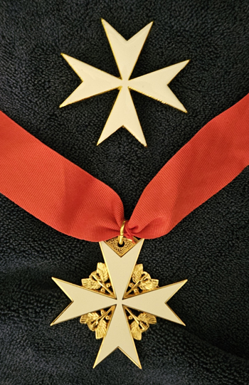 Insignia of the Russian-Yugoslavian Order of Saint John