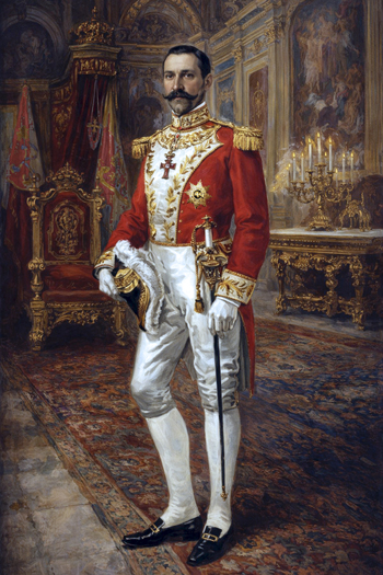 Knight in the uniform of the Orders