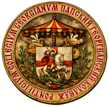 Pontifical Georgian College montage and seal