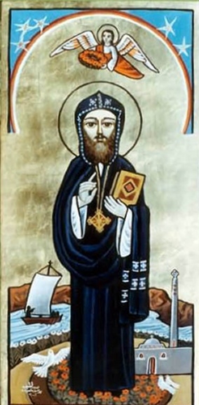 Historical depiction associated with Severius the Great