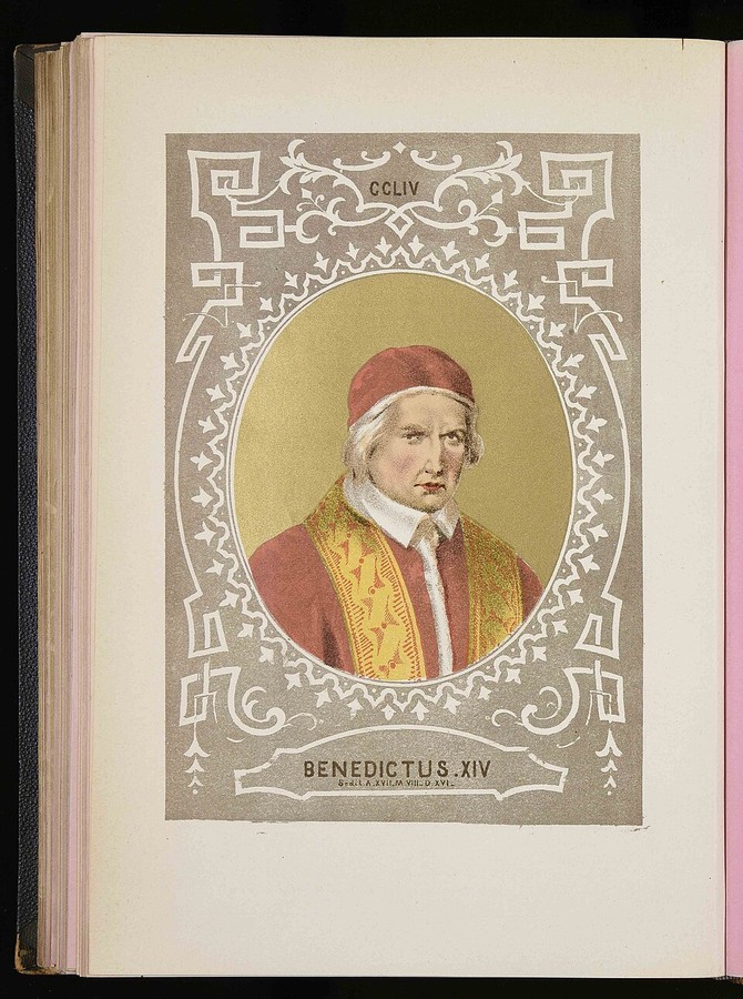 Portrait associated with Benedict XIV (1740-58)