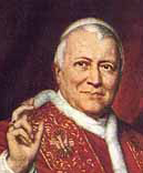 Portrait associated with St. Pius IX (1846-78)