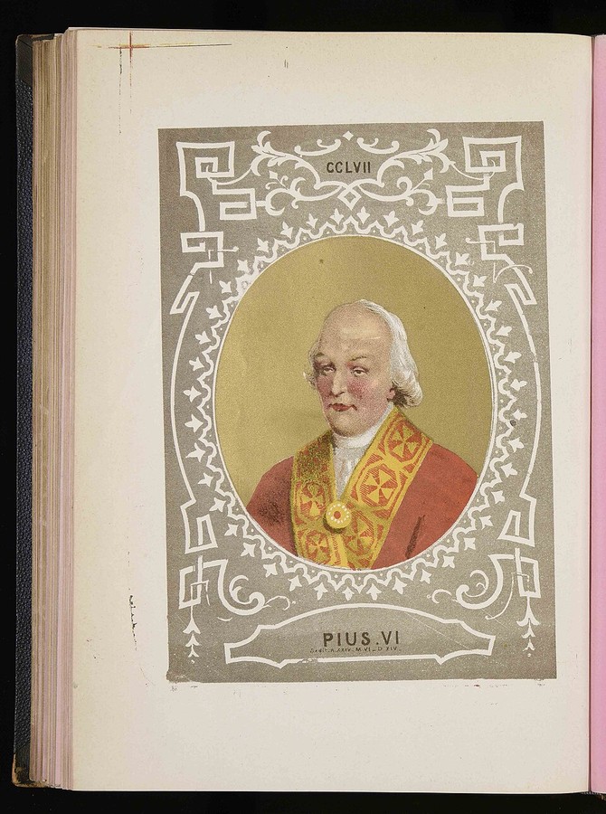 Portrait associated with Pius VI (1775-99)