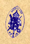 Ink seal of Archbishop Rutherford Johnson