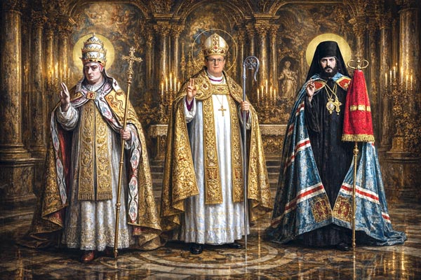 Pope Saint Leo X, Saint Edwin Caudill, and Saint Aftimios Ofiesh