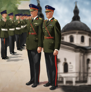 Members of the Pontifical Walsingham Guard